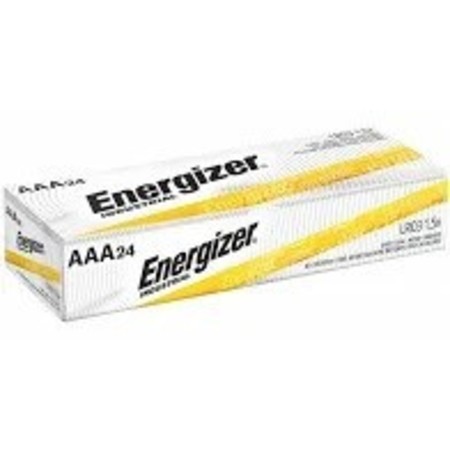 ENERGIZER Industrial AAA Alkaline Battery, 24 PK EN92